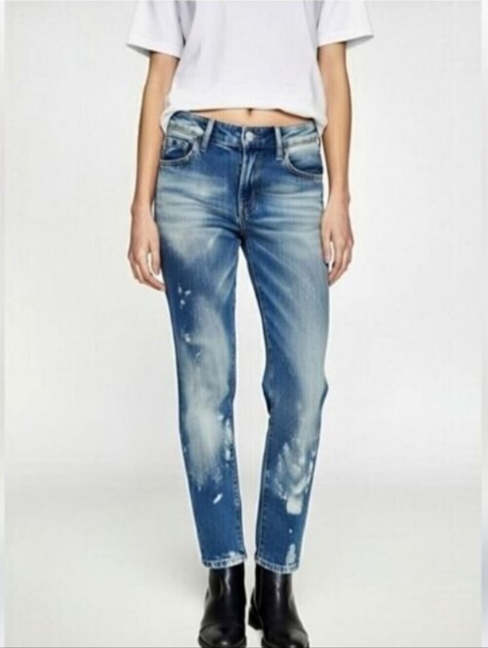 Polo by Ralph Lauren Tompkins Skinny Blue Distressed Jeans for Women size 26